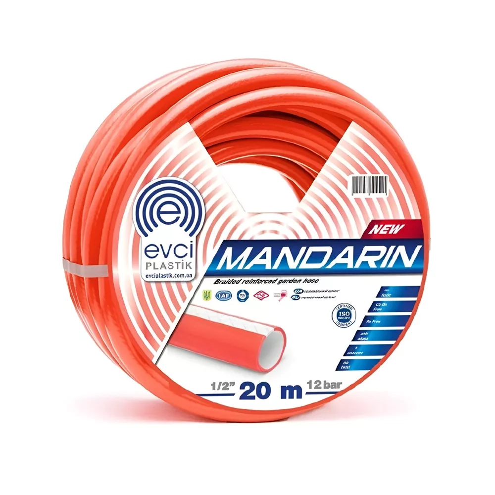Шланг для полива Evci Plastik Mandarin 3/4" (20 мм) 20 м