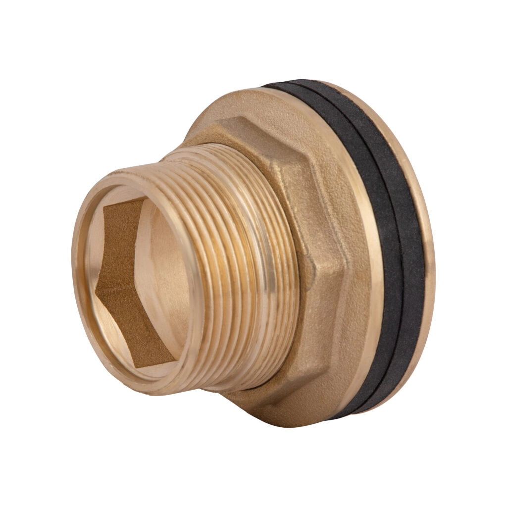 Врезка для бака Thermo Alliance Standard 1 1/2" Н, латунная (SD40040)