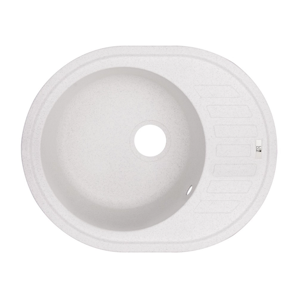Кухонная мойка врезная Lidz WHI-01 610x495 белая (LIDZWHI01615500200)