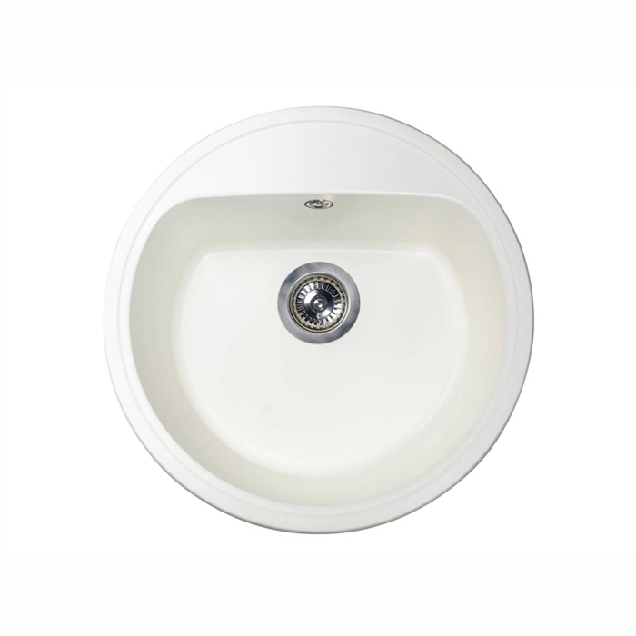 Кухонная мойка врезная MIRAGGIO MALIBU 513х513 белая