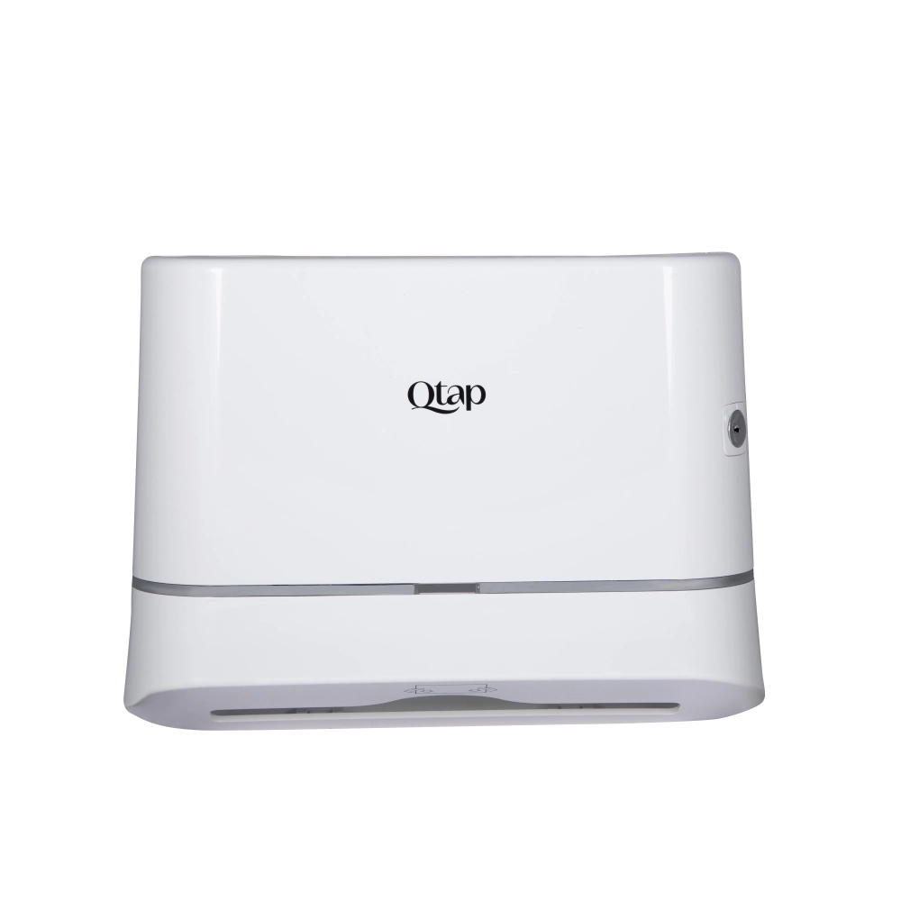 Диспенсер для бумажных полотенец Qtap Pohodli пластик, белый (QTDR600WP)