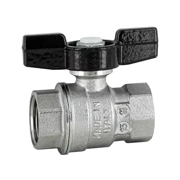 Шаровой кран Officine Rigamonti Aurea 3/4″x3/4″ ВВ прямой, латунь (1110.020)