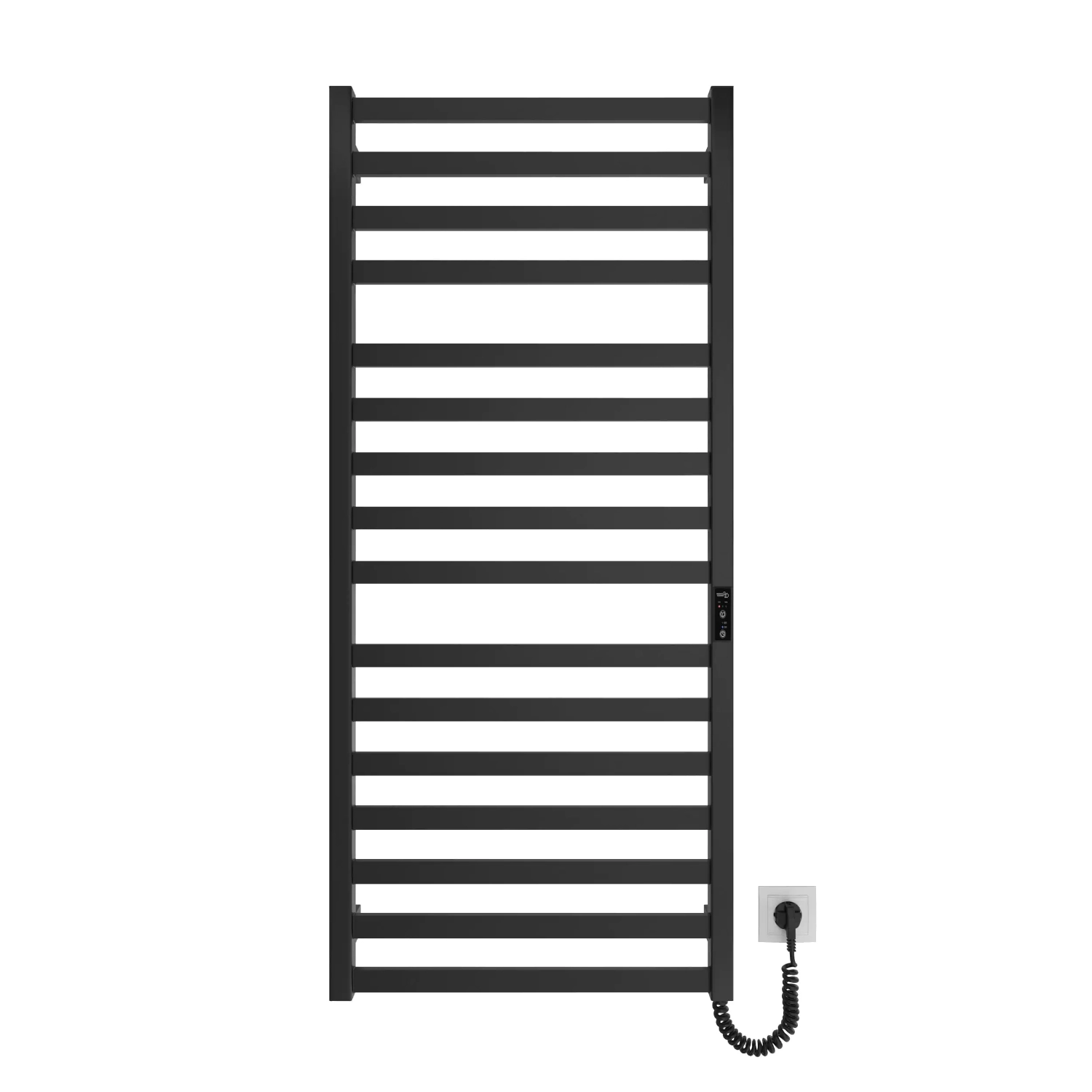 Дизайнерский полотенцесушитель  Hygge Family Oxford 1170x530 электрический, черный + регулятор (6.1.0203.06.BM)