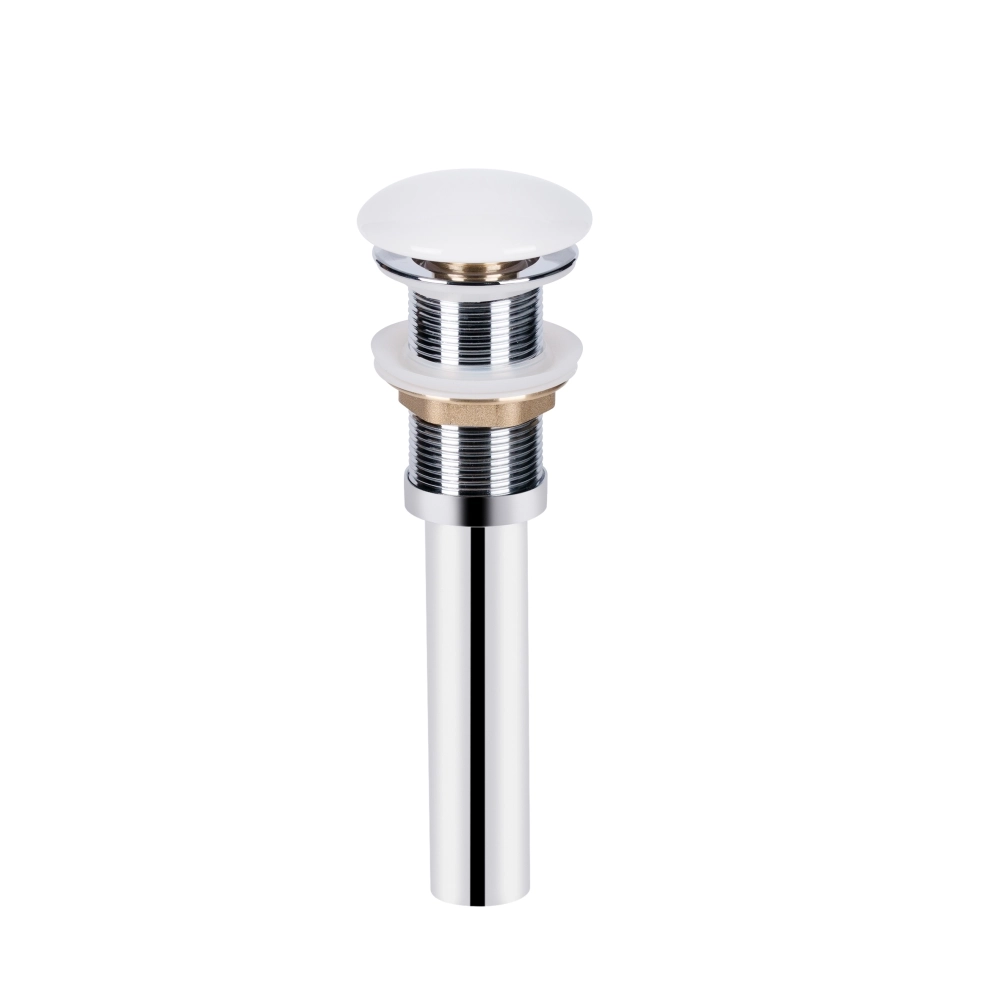 Донный клапан Qtap Pop-up PU02 для раковины, белый (QT066PU02W)