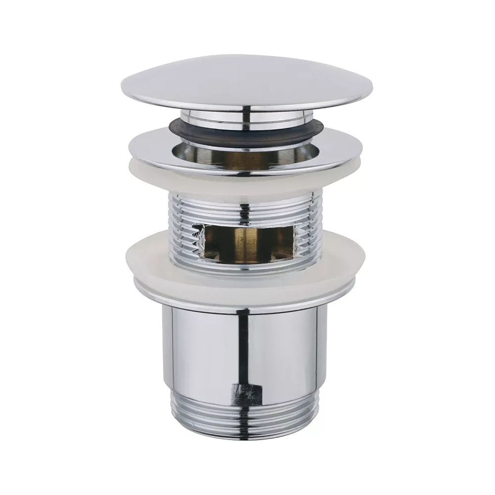 Донный клапан Wezer 1 1/4" для раковины, хром (WHR -101Y)
