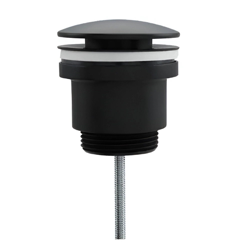 Донный клапан Frap F62-7 1 1/4" для раковины, черный