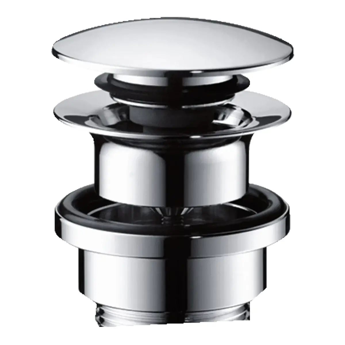 Донный клапан Hansgrohe 1 1/4″ Push-Open для умывальника, хром (50100000)