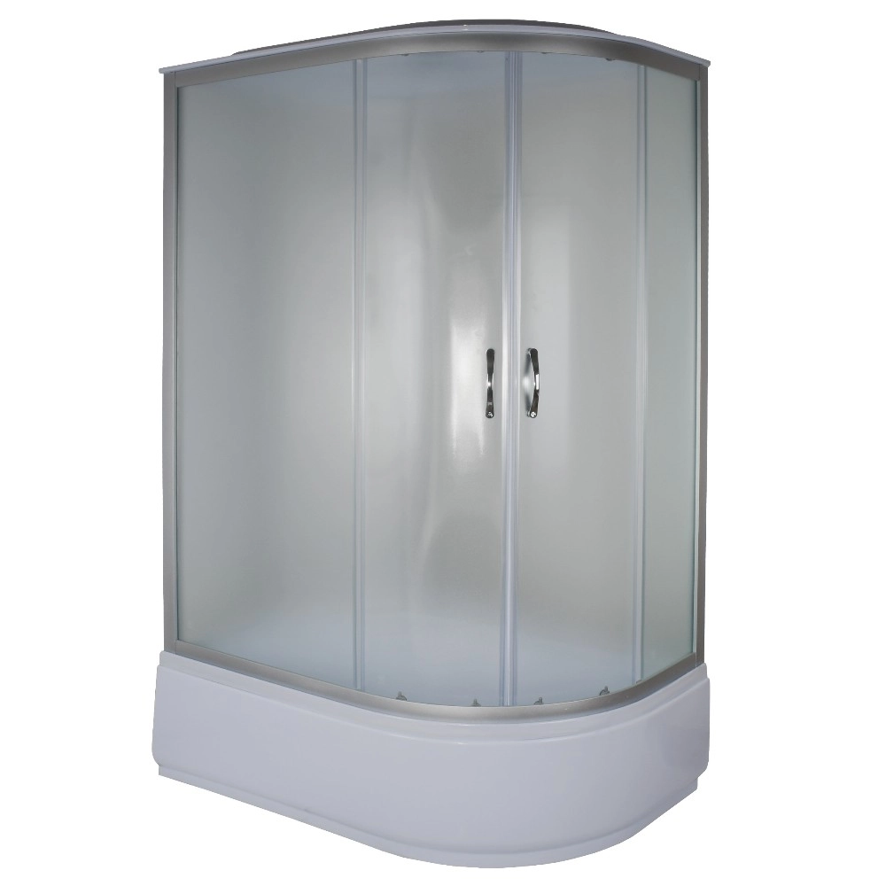 Душевой бокс Bravo OBRA 215x120x80 полукруглый, стекло 4 мм