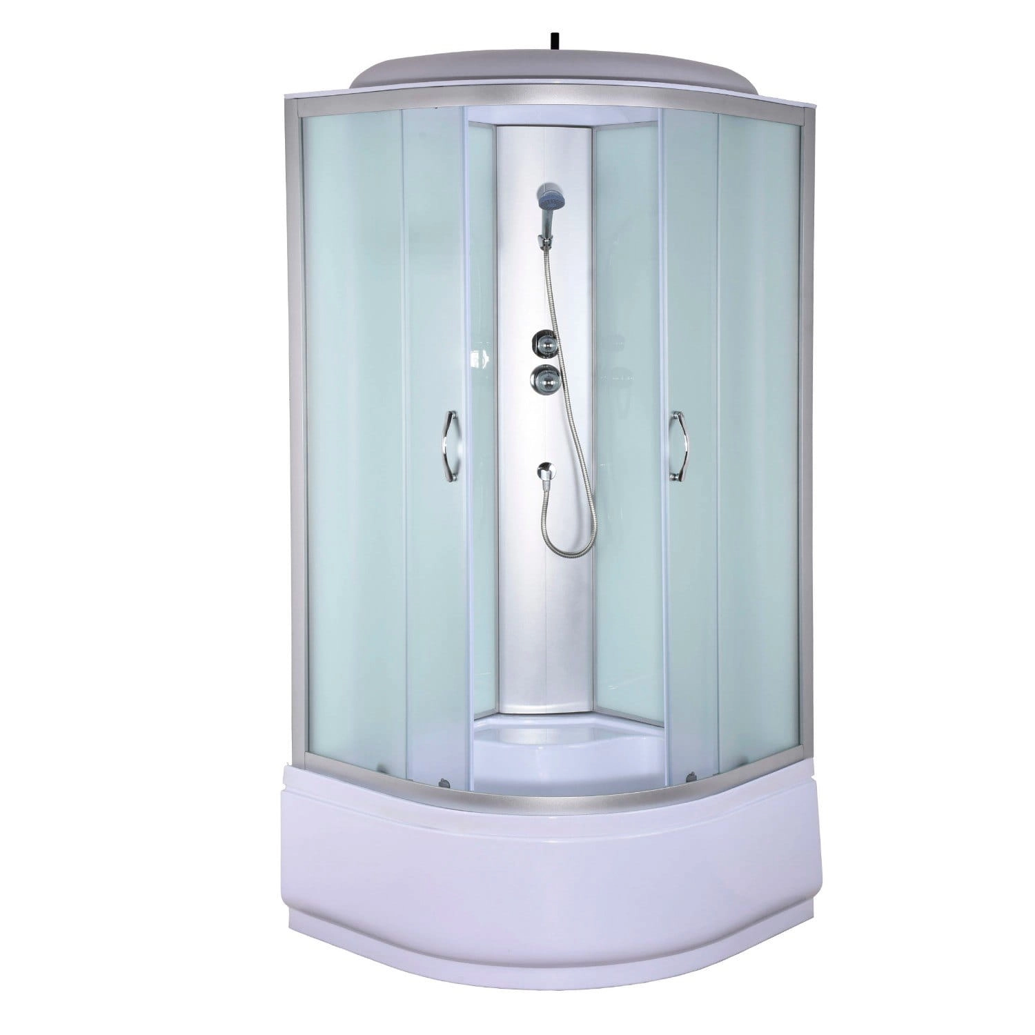 Душевой бокс BRAVO Mamry H90MMS 225x90x90 полукруглый, стекло 4 мм
