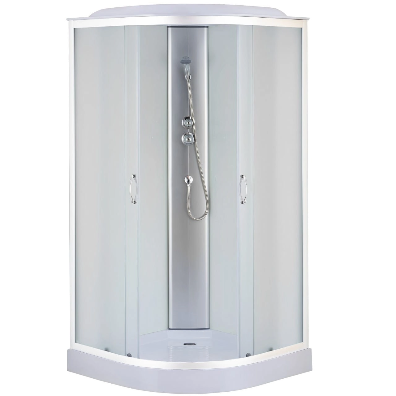 Душевой бокс BRAVO Lebsko L90MMS 220x90x90 полукруглый, стекло 4 мм