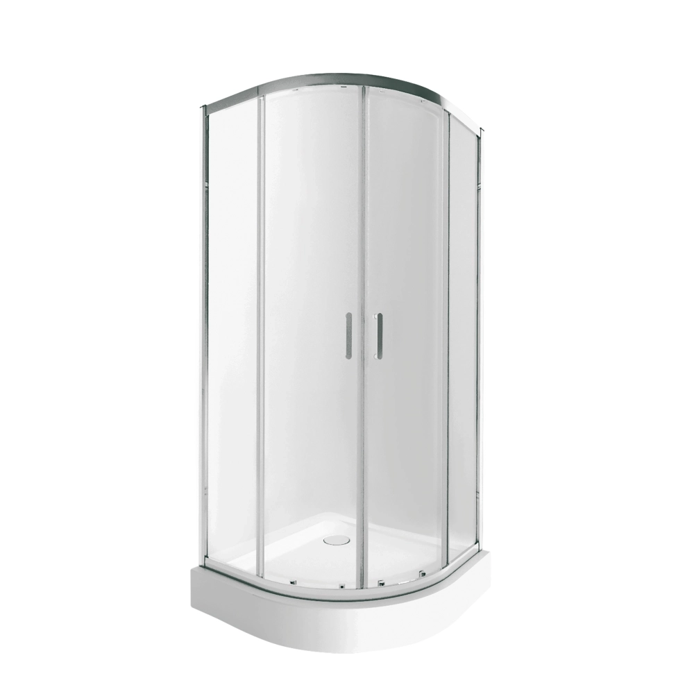 Душевая кабина Qtap Taurus 202x100x100 стекло 6 мм, с поддоном Robin 301112 (TAUCRM1011AC6SET)