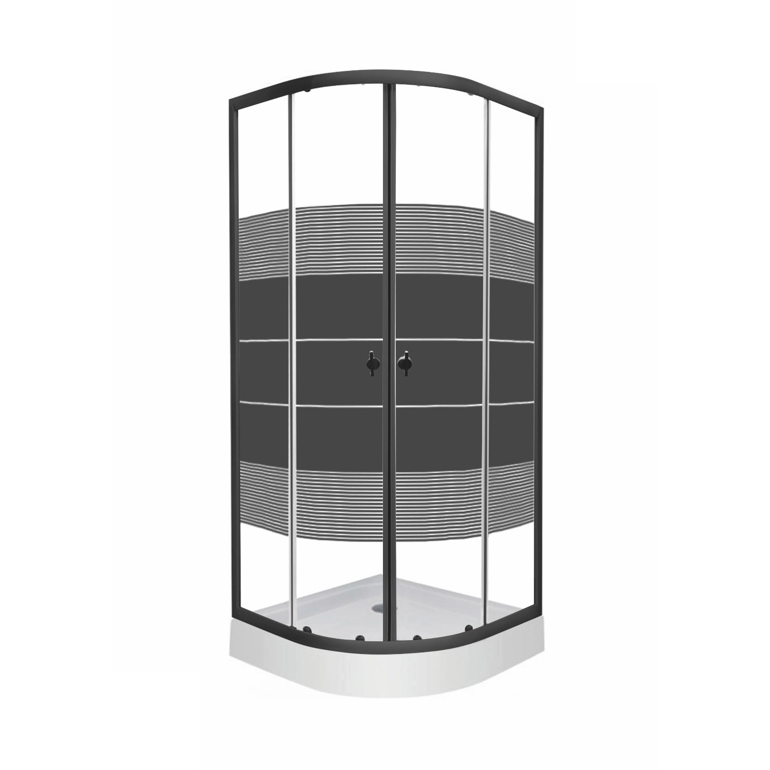 Душевая кабина RJ Tulip 194x90x90 стекло 4 мм, с поддоном (90ВRZ081Linia)