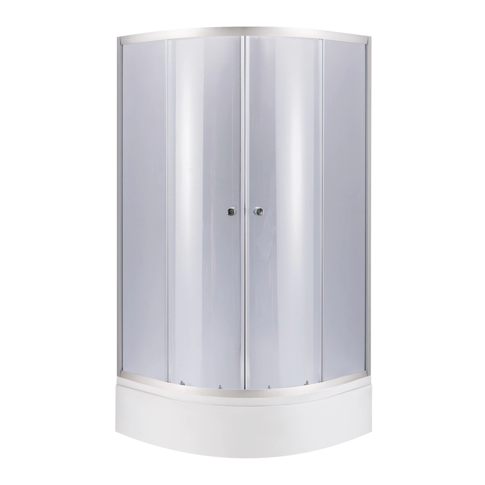 Душевая кабина Lidz Latwa 201x90x90 стекло 4 мм, с поддоном Kapielka ST90x90x26 (LLSC9090SATMIDGR2SET)