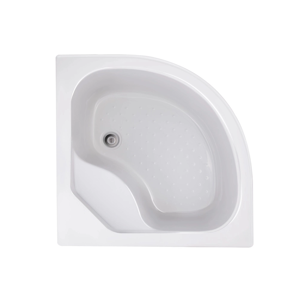 Душевой поддон Lidz Kapielka 90x90 полукруглый, белый (LKAST909041)