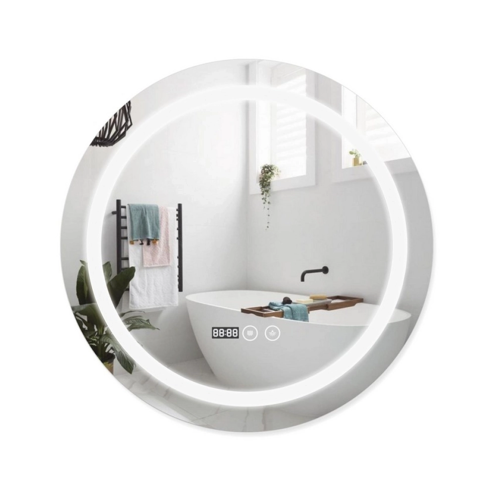 Зеркало Qtap Mideya 600х600 DC-F803 с LED-подсветкой и антизапотеванием QT2078F803W