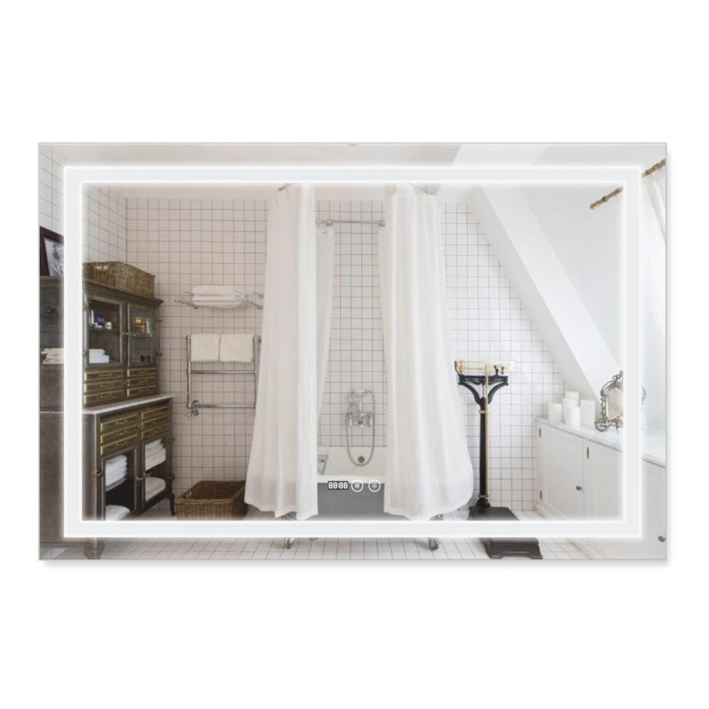 Зеркало Qtap Mideya 1200х800 DC-F613 с LED-подсветкой и антизапотеванием (QT2078F613W)