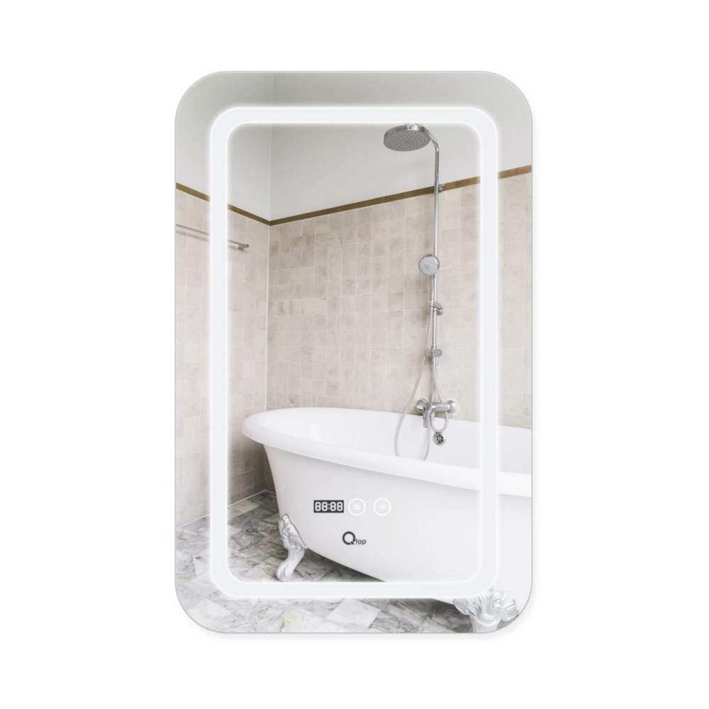 Зеркало Qtap Mideya 500х800 DC-F911 с LED-подсветкой и антизапотеванием (QT2078F911W)