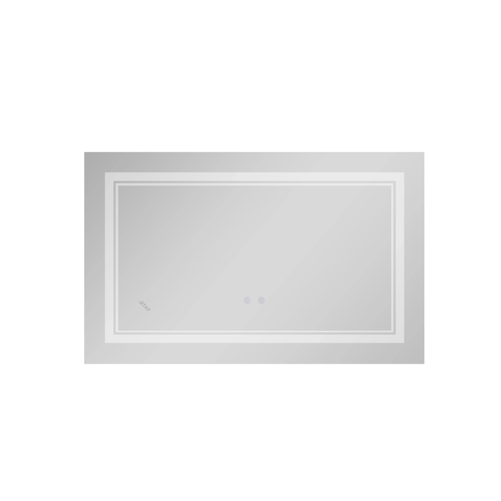 Зеркало для ванной комнаты Qtap Cardinal 500х800 прямоугольное с LED-подсветкой (QT0478C5080)