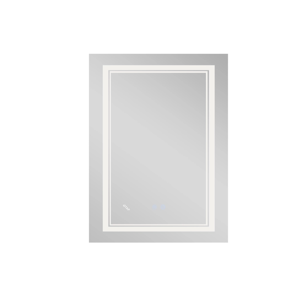 Зеркало для ванной комнаты Qtap Cardinal 600х800 прямоугольное с LED-подсветкой (QT0478C6080)