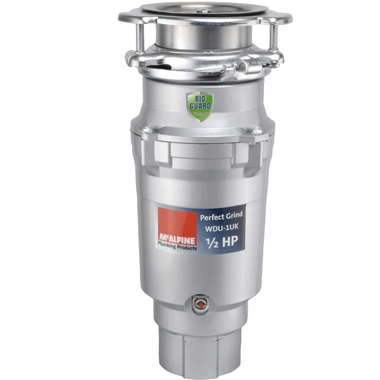 Измельчитель пищевых отходов McAlpine Perfect Grind под мойку, ABS-пластик (WDU-1ASEU)