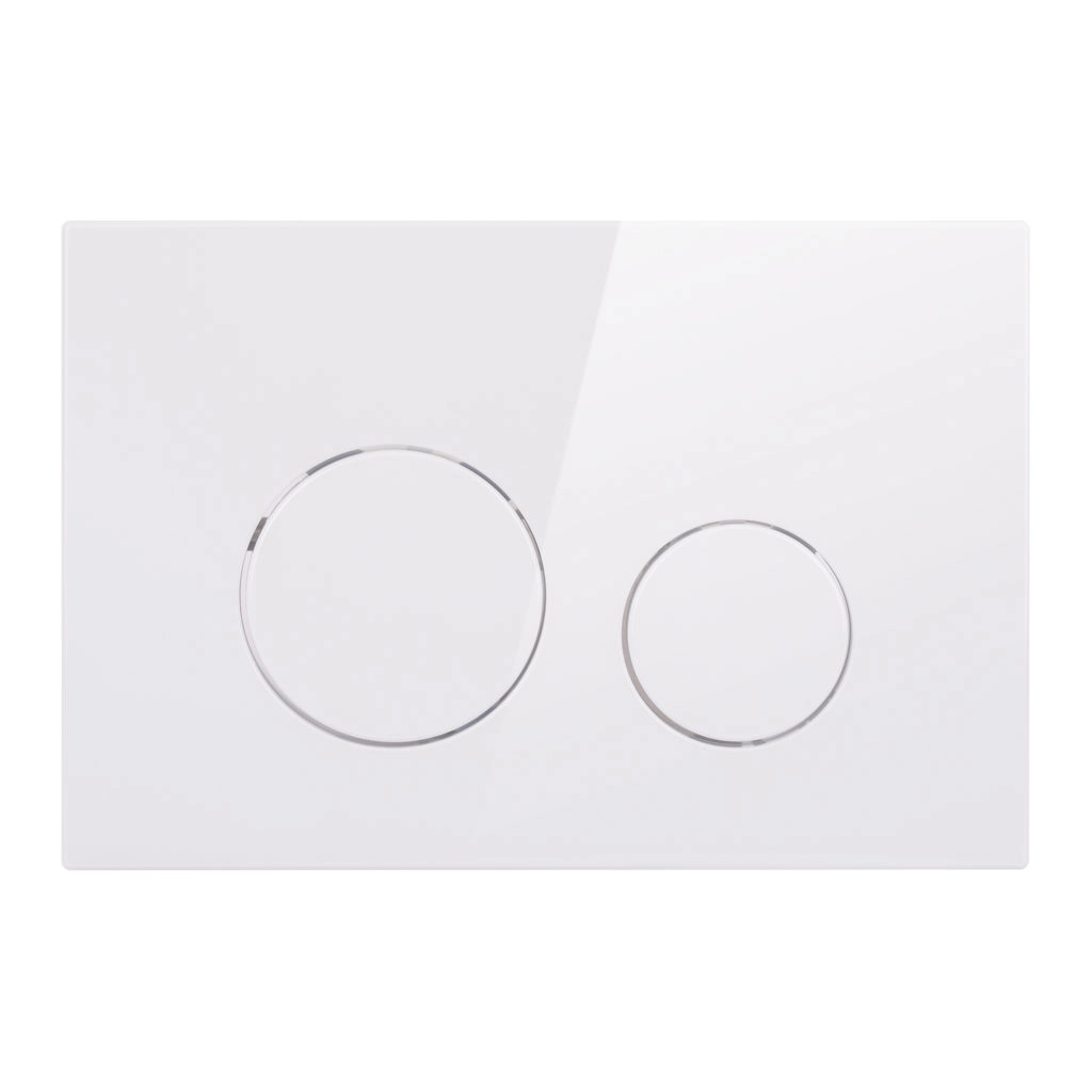 Кнопка для инсталляции Qtap Nest круглая, белый (QT0111M11110W)