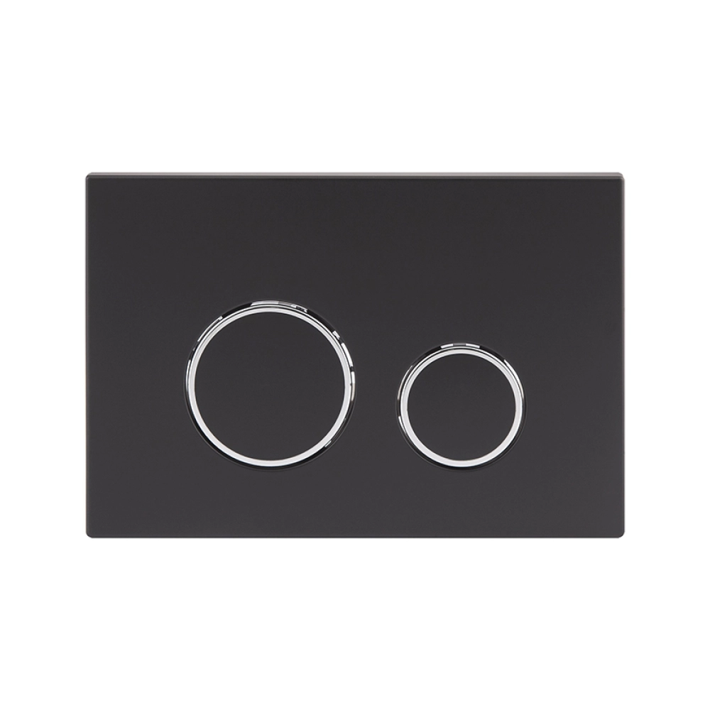Кнопка для инсталляции Qtap Nest круглая, черный (QT0111M11V1146MB)
