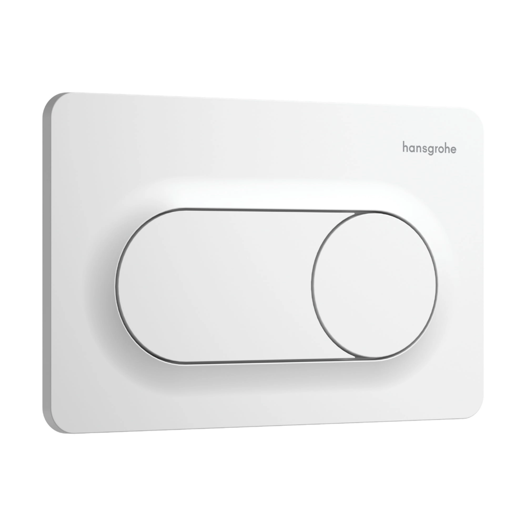 Кнопка для инсталяции Hansgrohe iFrame Original S прямоугольная, белый матовый (66002700)