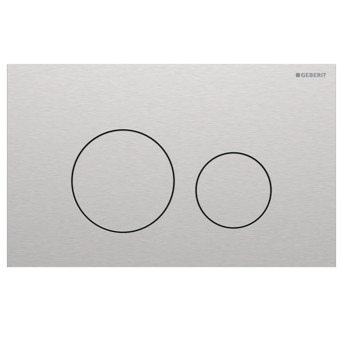 Кнопка для инсталяции Geberit Sigma 40 Round прямоугольная, серая матовая (115.628.FW.1)