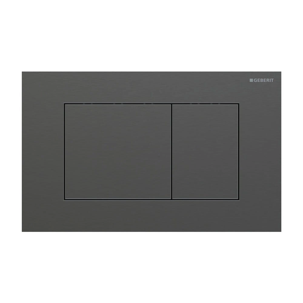 Кнопка для инсталяции Geberit Sigma 40 Square прямоугольная, черный хром матовый (115.629.QD.1)