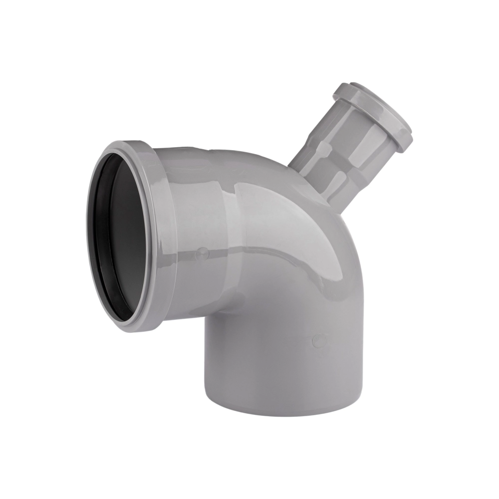 Колено канализационное TA Sewage 110х50х110 мм 90° (Ew_110/90*50/67)