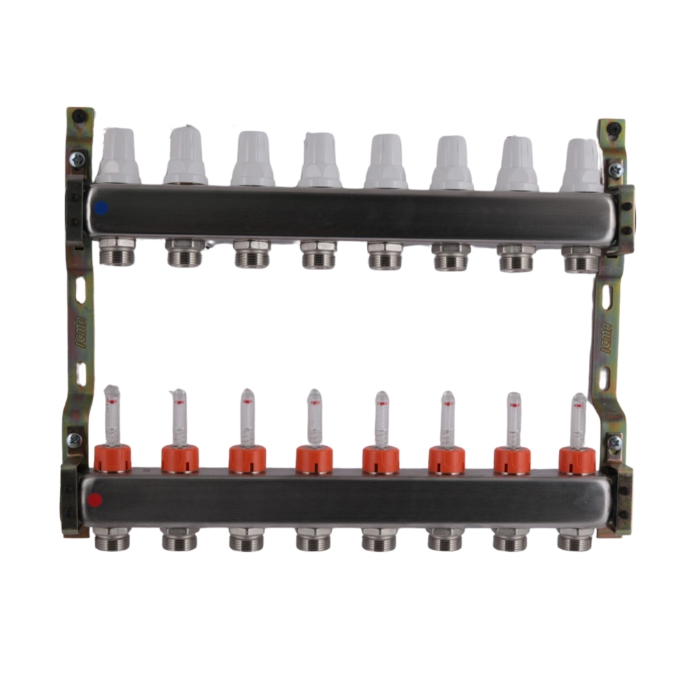Коллектор теплого пола ICMA A3K013 3/4" НН 8-ый (87K073PL32)