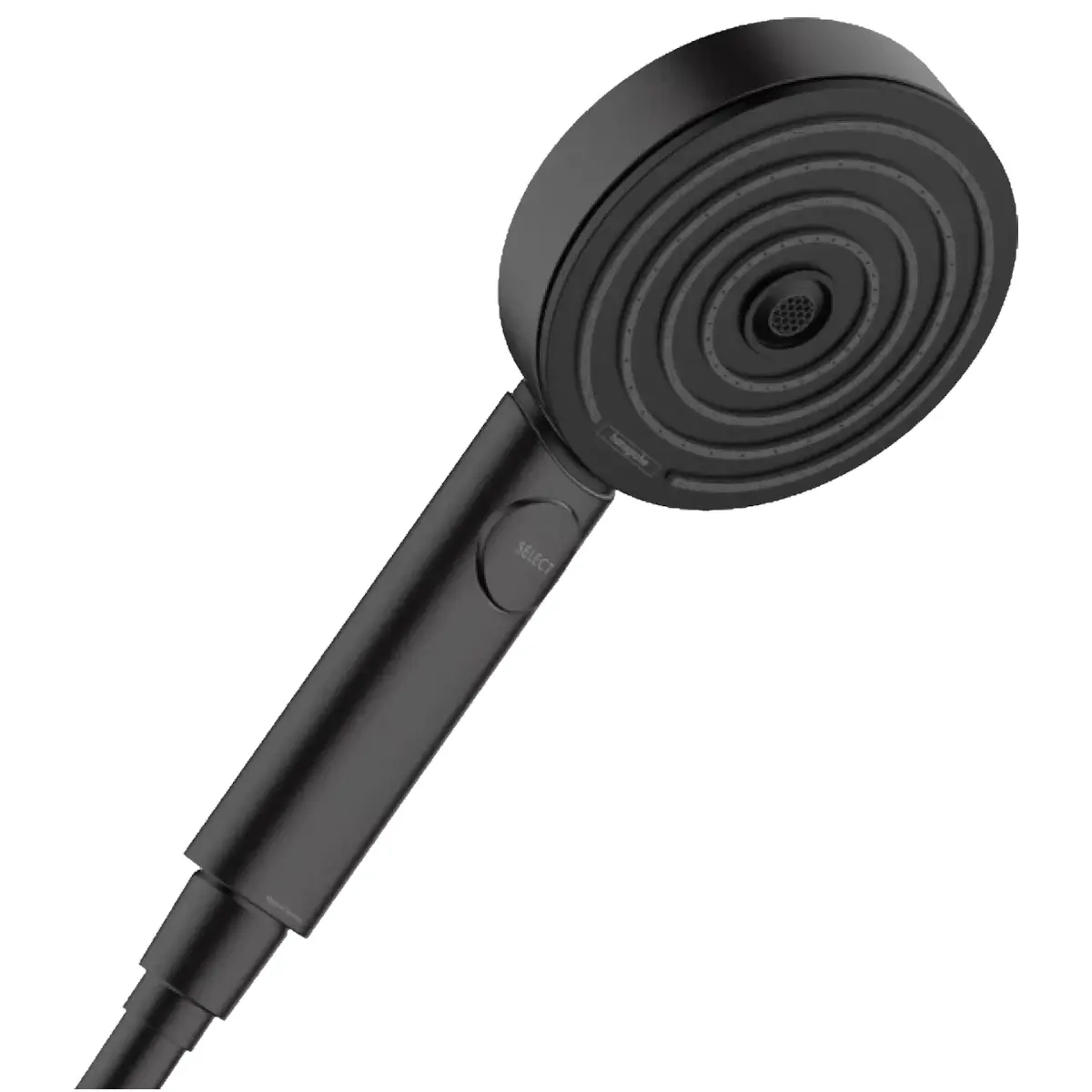 Лейка для душа Hansgrohe Pulsify 105 3jet пластик, черный матовый (24101670)