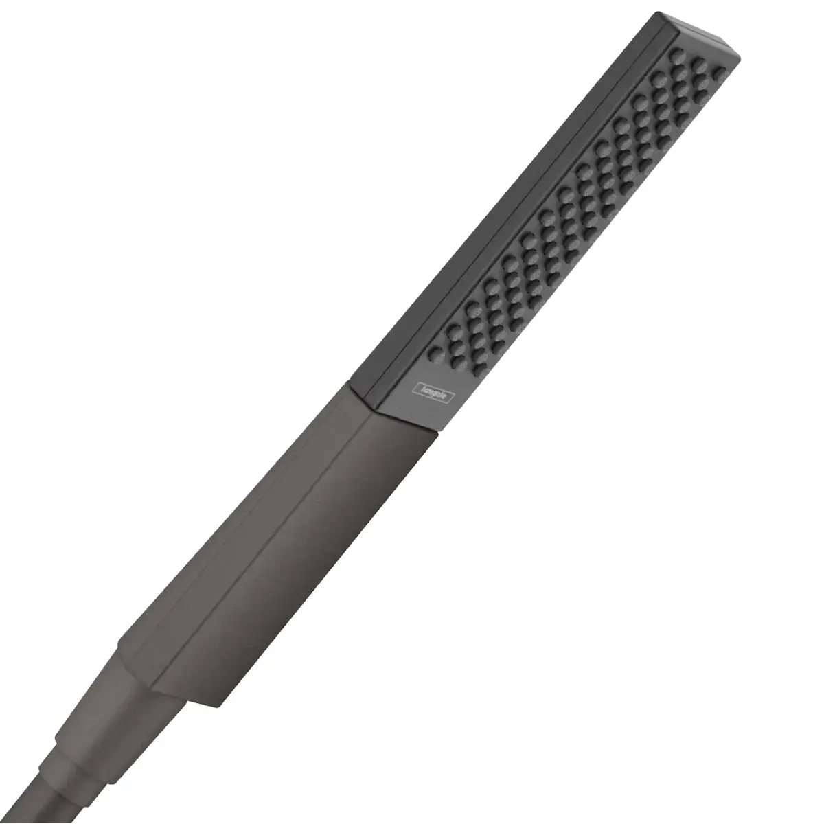 Лейка для душа Hansgrohe Rainfinity 100 1jet EcoSmart пластик, черный матовый хром (26867340)
