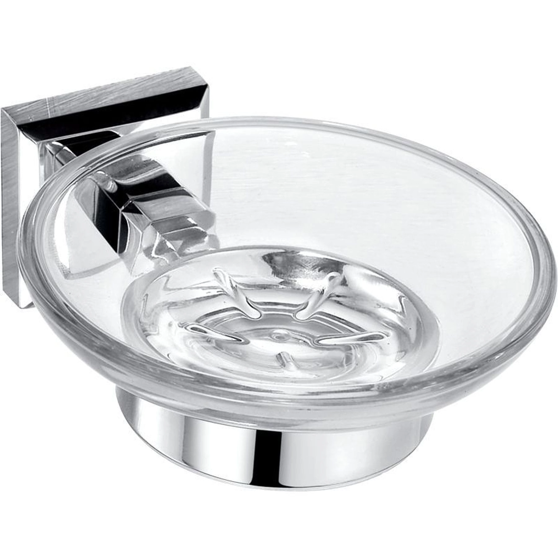Мыльница Perfect Sanitary Appliances KB 9922 настенная, стекло, хром