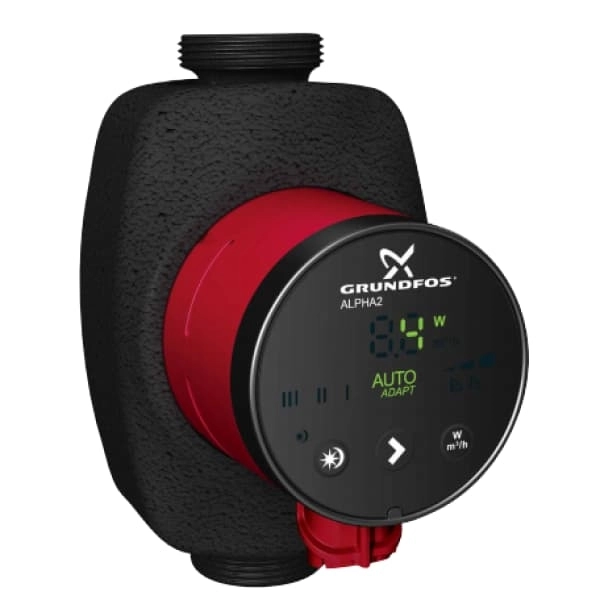 Циркуляционный насос Grundfos ALPHA2 25-6-180 18 Вт H 6 м Q 25 л/мин автоматический (99411165)