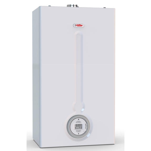 Газовый котел Radiant RSR 24 NAT.GAS 24 кВт 240м2 турбированный, двухконтурный + труба