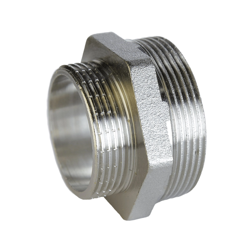 Ниппель латунный VLMZ А0522А(нк) 1 1/4" x 1 1/2"
