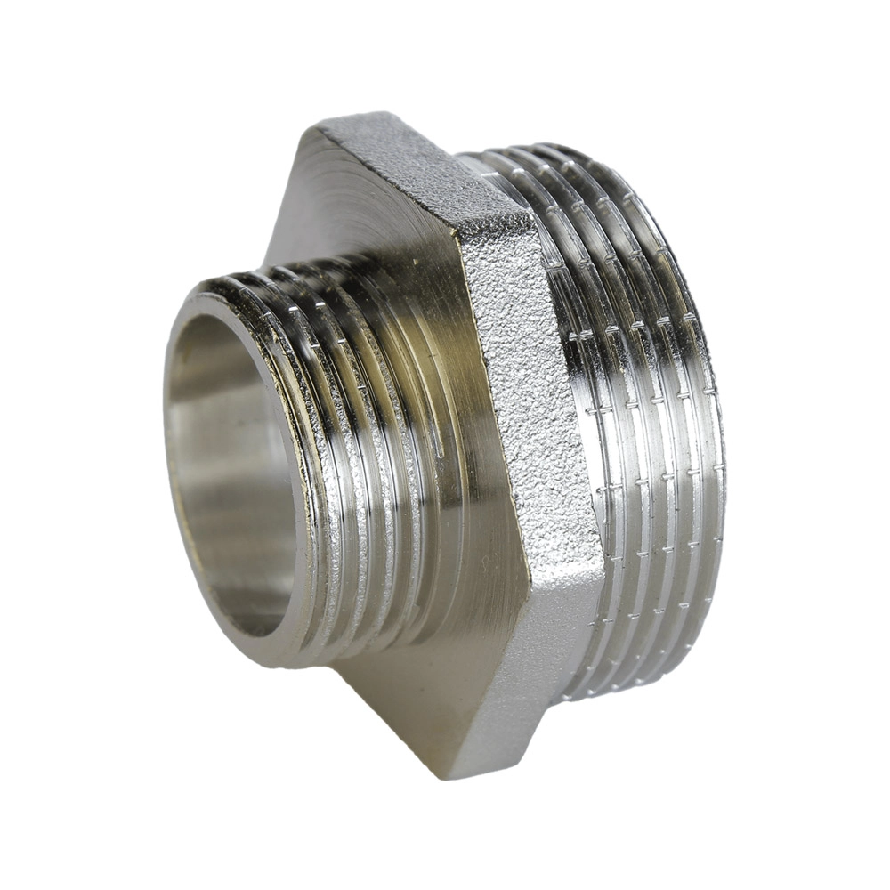 Ниппель латунный VLMZ А0509А(нк) 1 1/2" x 1" Ниппель латунный VLMZ А0509А(нк) 1 1/2" x 1"