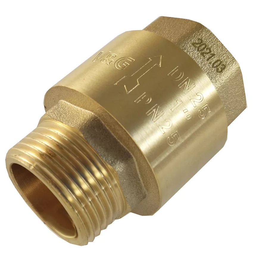 Обратный клапан V&G 1 1/4" ВН латунь (VG-401304)