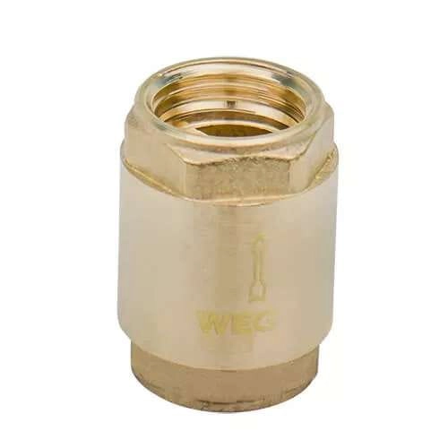Обратный клапан WEG 3/4″ ВВ латунь