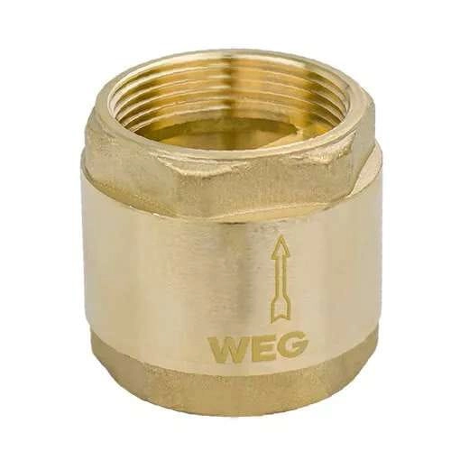 Обратный клапан WEG 1″ ВВ латунь