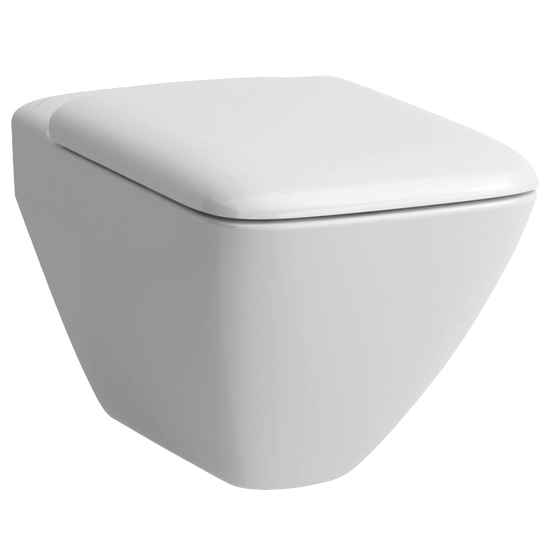 Подвесной унитаз LAUFEN PALACE Rimless 560x360 полукруглый, с сидением, белый (H8667000000001)
