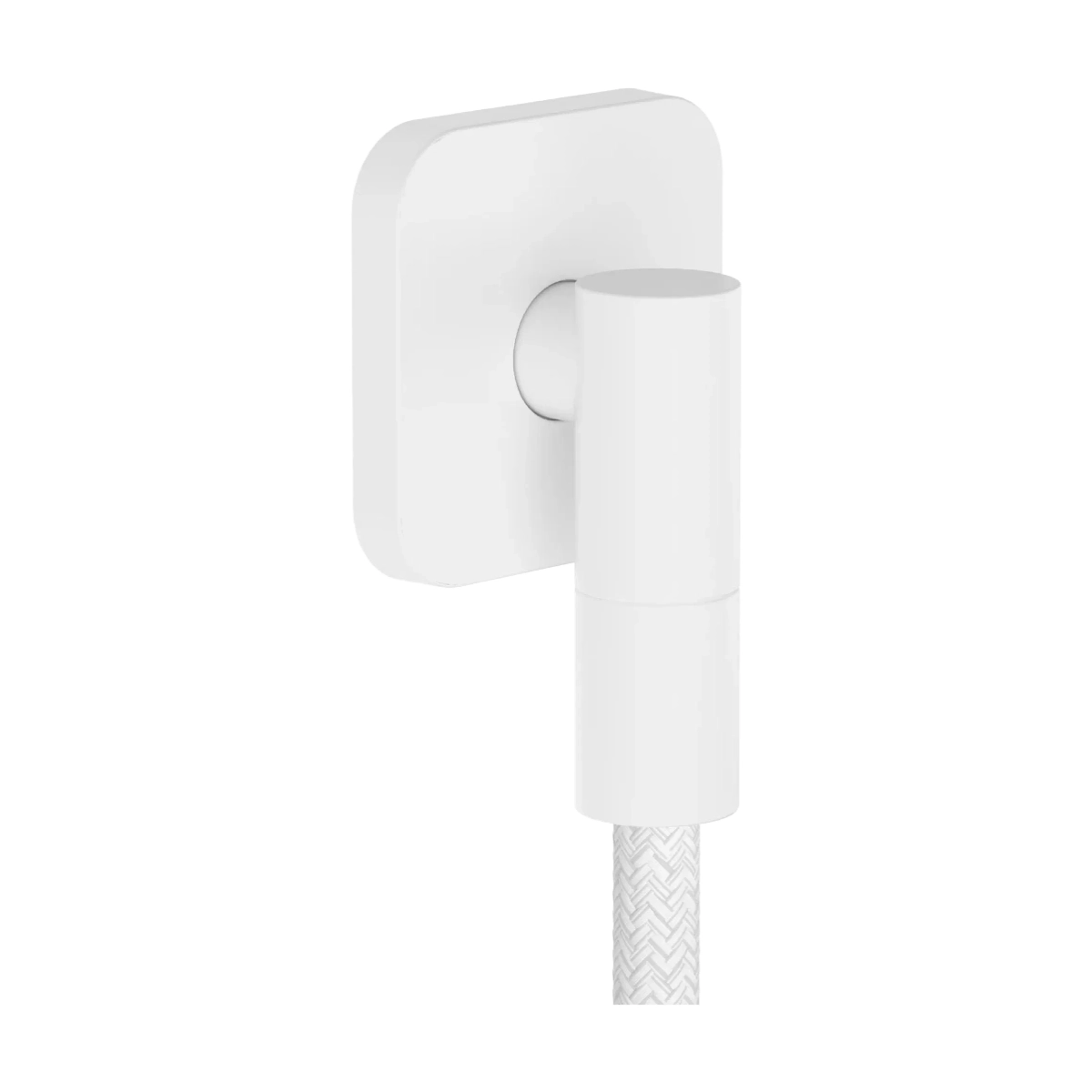 Шланговое подсоединение для душа Hansgrohe FixFit Fine Q металл,  белый матовый (28884700)