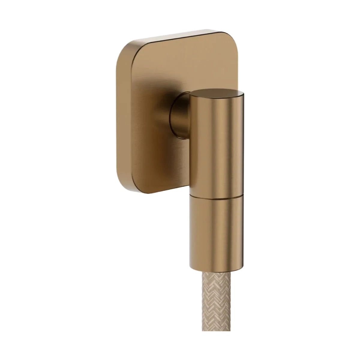 Шланговое подсоединение для душа Hansgrohe FixFit Fine Q металл,  бронза (28884140)