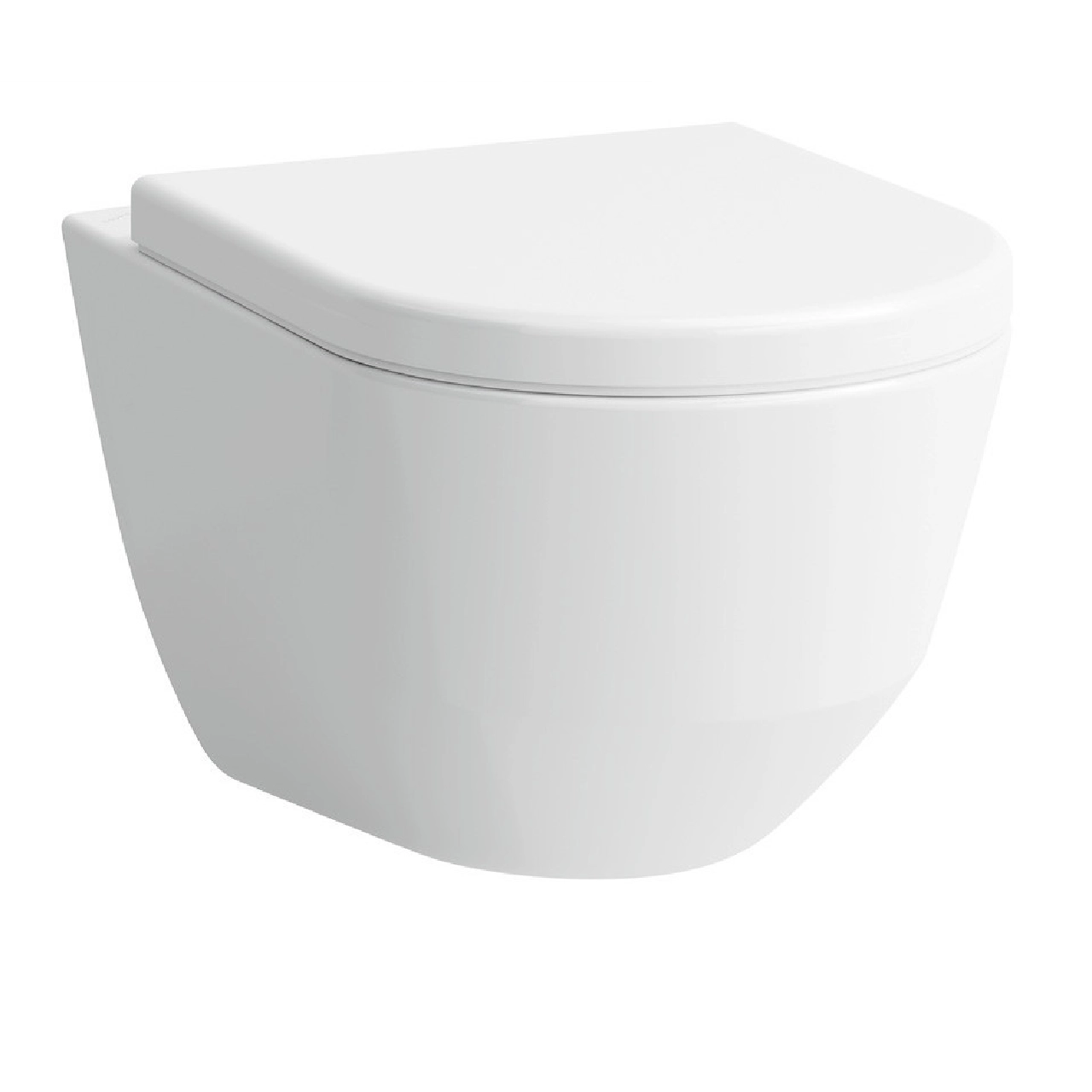 Подвесной унитаз Laufen Pro 530x360 округлый, с сидением, белый (H8209664000001+H8969513000001)