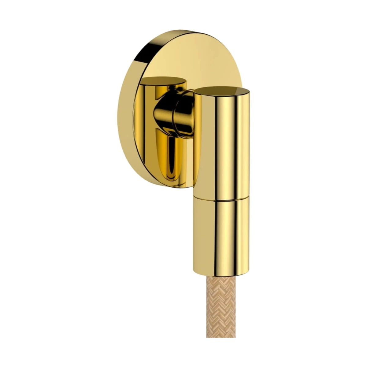 Шланговое подсоединение для душа Hansgrohe FixFit Fine S металл,  золотой (28882990)