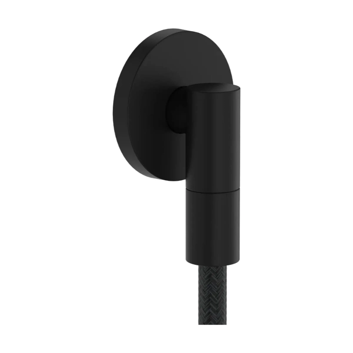 Шланговое подсоединение для душа Hansgrohe FixFit Fine S металл,  черный матовый (28882670)