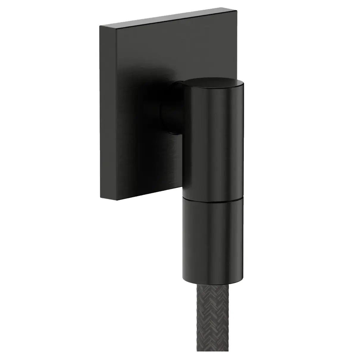 Шланговое подсоединение для душа Hansgrohe Fixfit Fine E металл, черный хром (28883340)