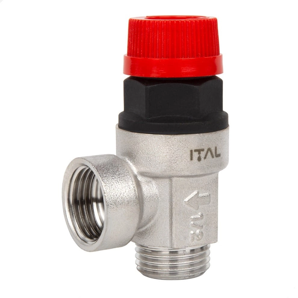 Предохранительный клапан ITAL ВН 1/2″х1/2″ (1,5 бар) латунь (IT01-03603)