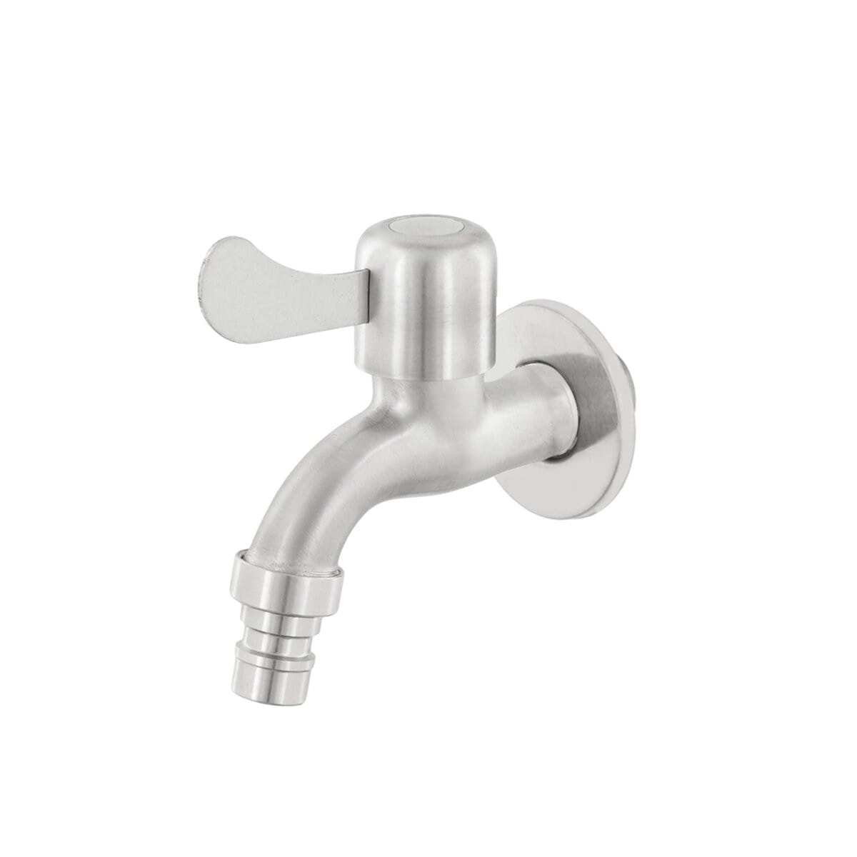 Приборный кран Venta 1/2″ угловой, нержавеющая сталь (VO713PS)